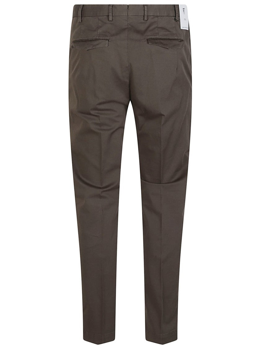 Pt Torino Master Tailored Brown Casual Cotton Pants