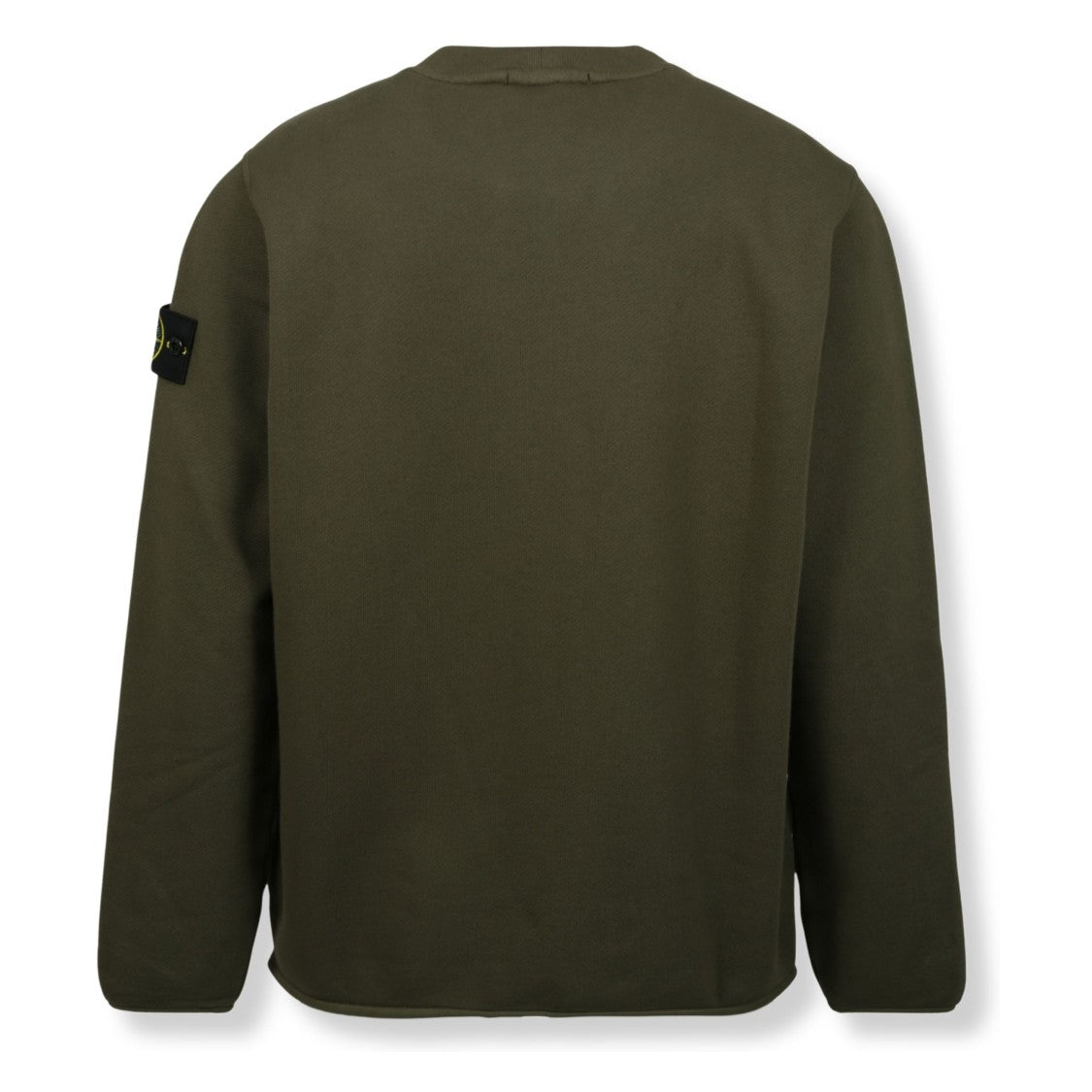 Stone Island Crewneck Sweatshirt With Ribbed Detailing