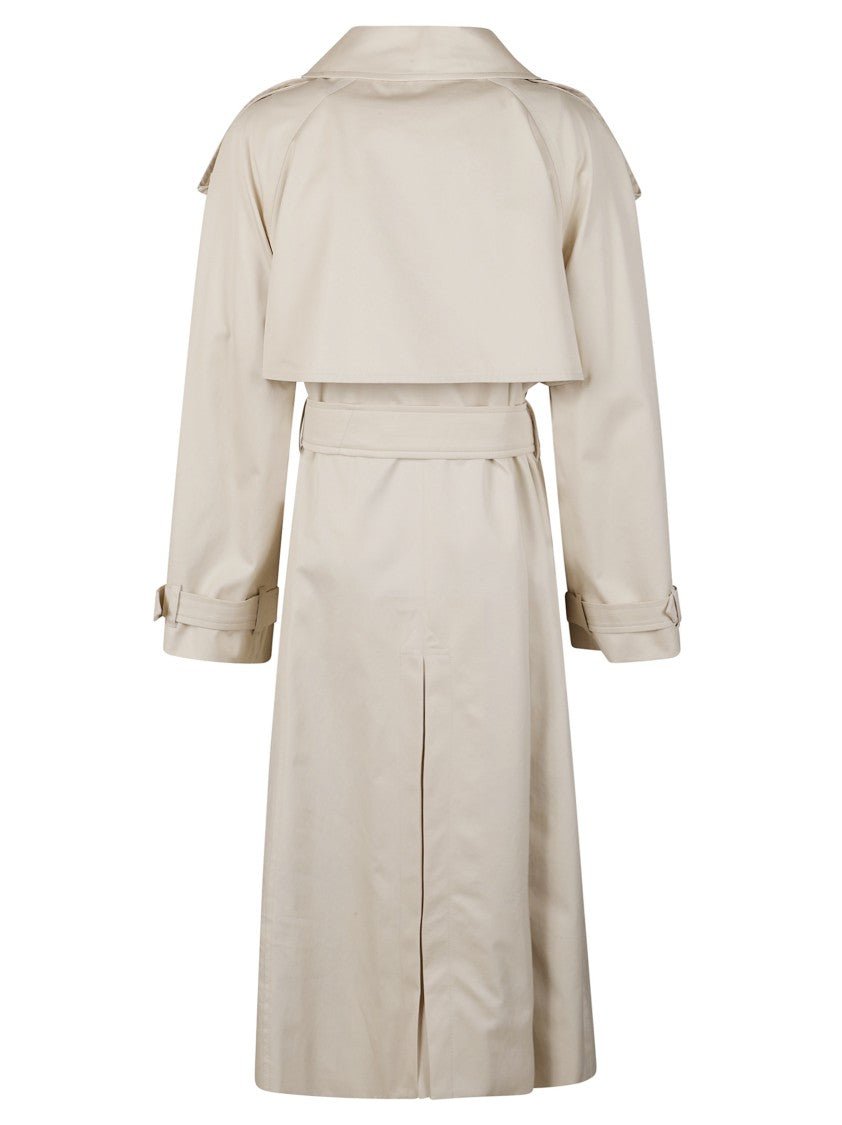 Burberry Classic Double-Breasted Beige Trench Coat With Tortoiseshell Buttons