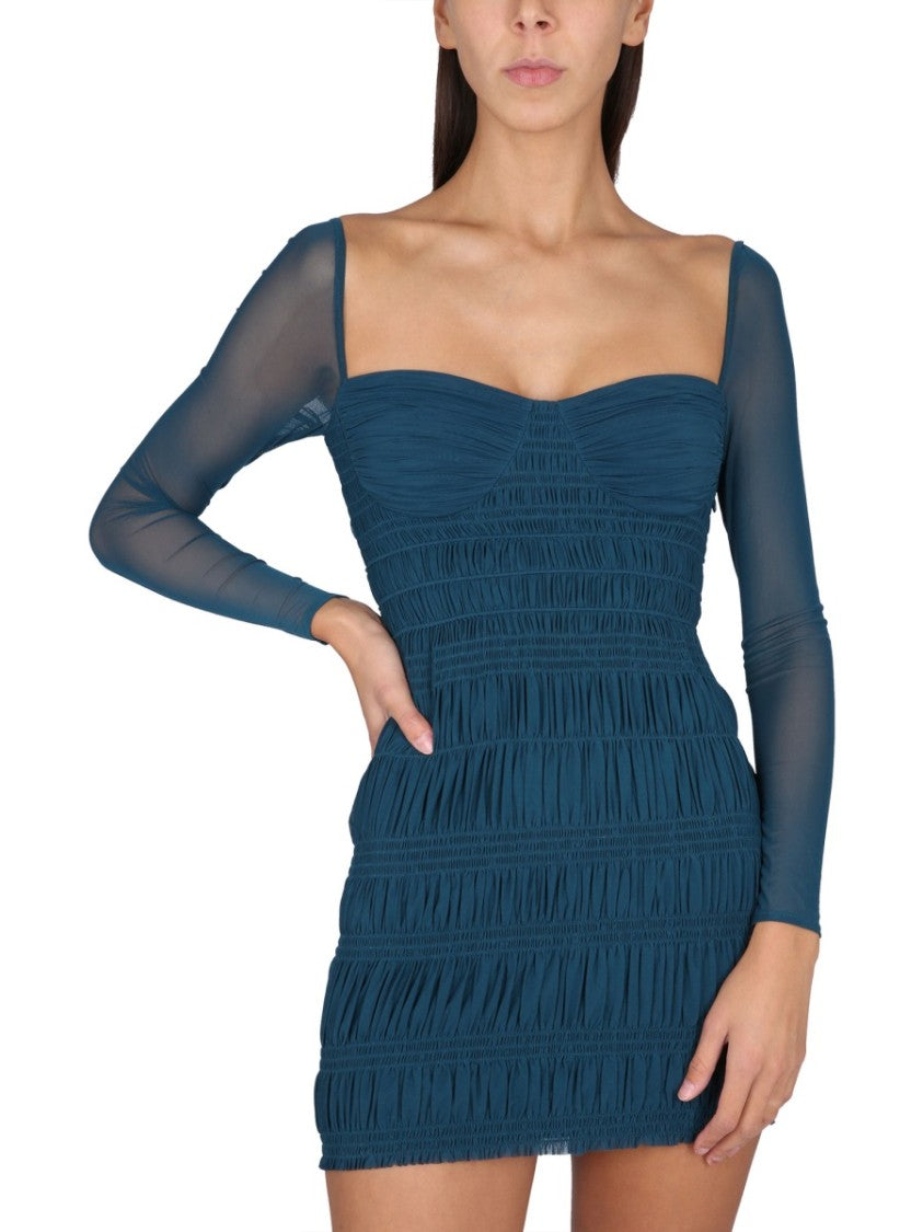 Self-Portrait Sweetheart Neck Mini Dress