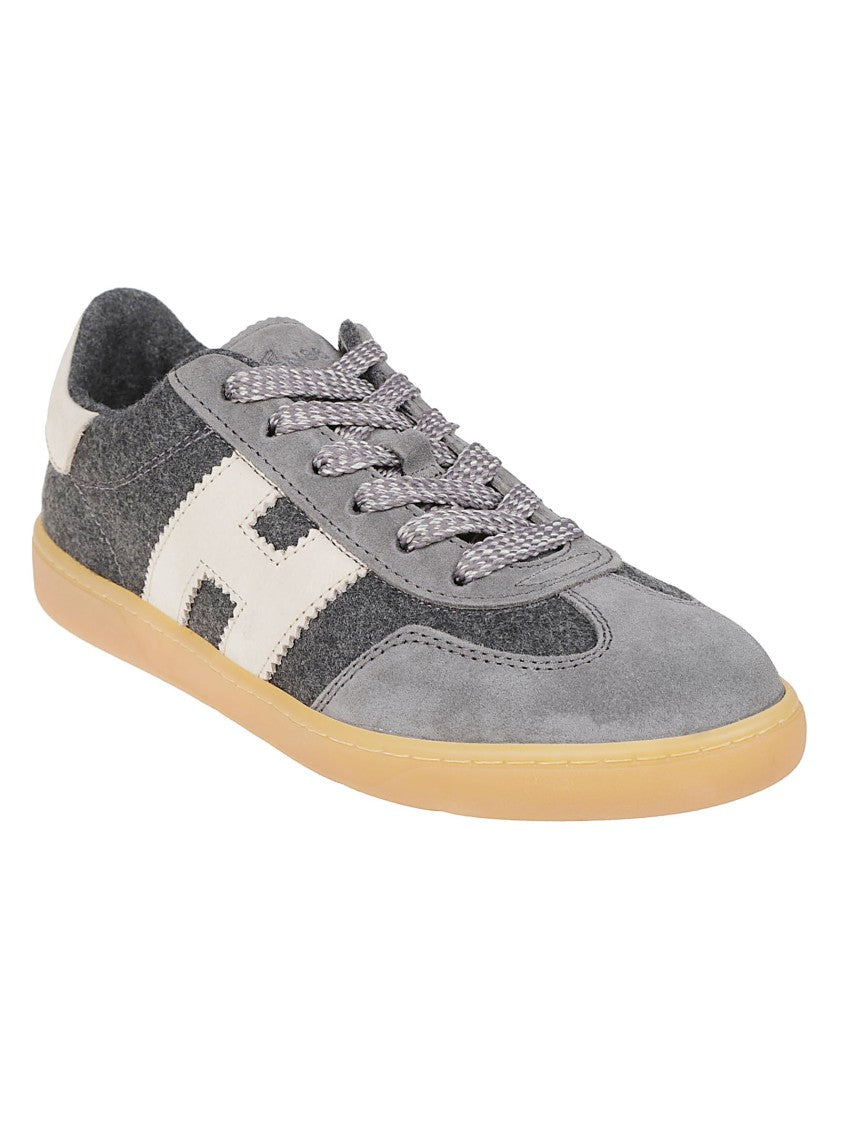 Hogan Cool Calf Leather Rubber-Sole Sneakers