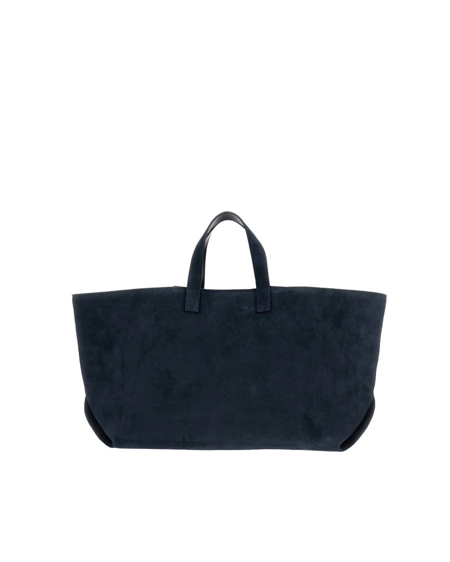 A.P.C. Brown Suede Structured Tote Bag