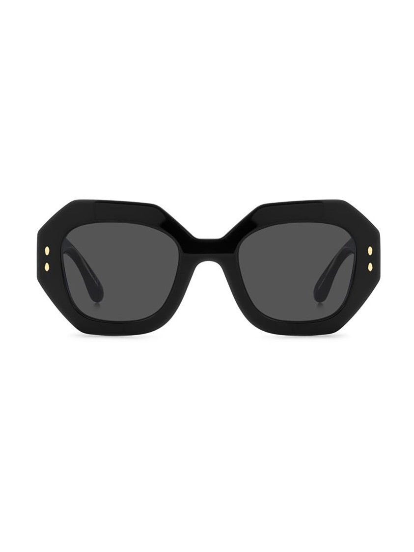 Isabel Marant Bold Octagonal Frame Sunglasses With Glossy Finish