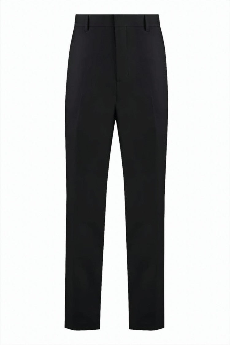 Ami Tailored Straight-Leg Suit Pants In Smooth Wool