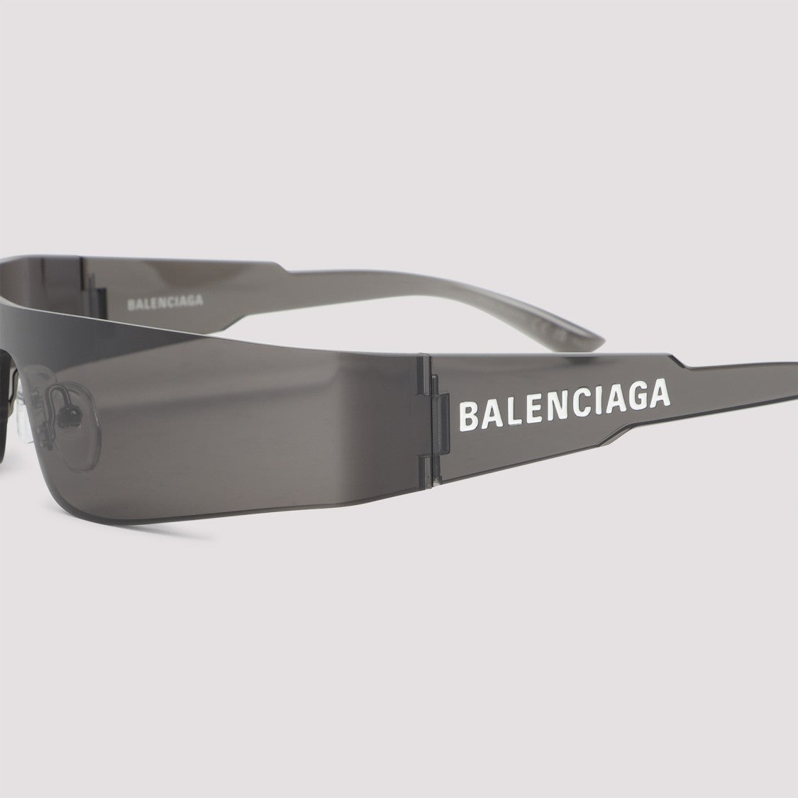 Balenciaga Acetate Mono Rectangle Sunglasses