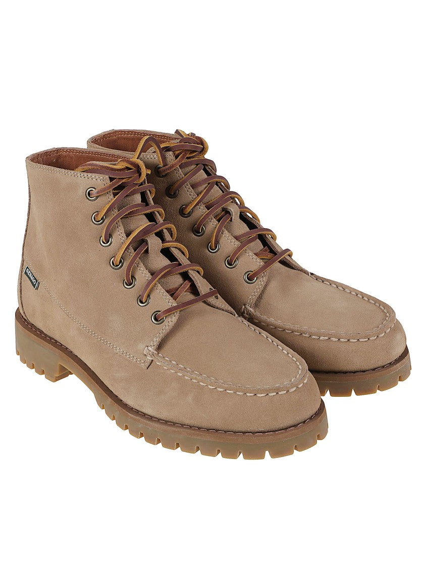 Sebago Parker Moc Toe Calf Leather Ankle Boots