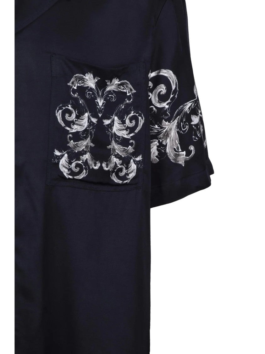 Versace Jeans Couture Short-Sleeved Black Shirt