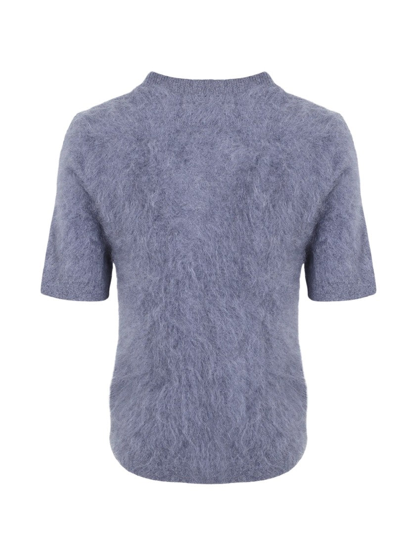 Seventy Venezia Plush Crewneck Short-Sleeve Top