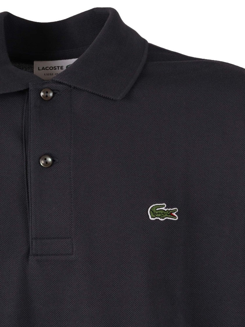 Lacoste Short Sleeve Textured Cotton Polo Shirt