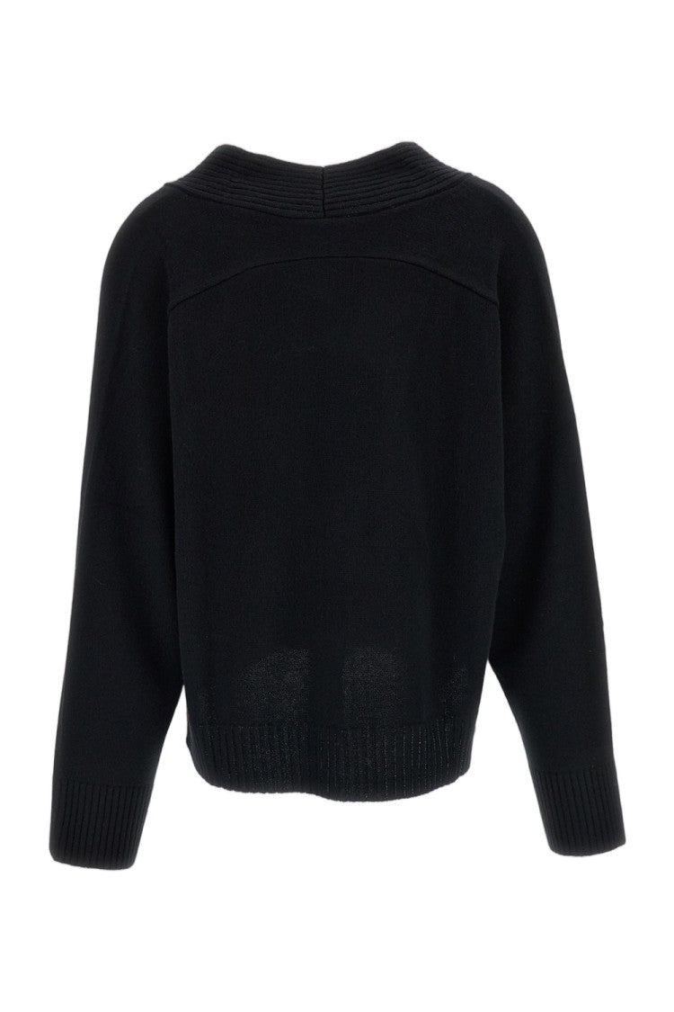Loulou De Saison Black Kaia Cashmere Cardigan