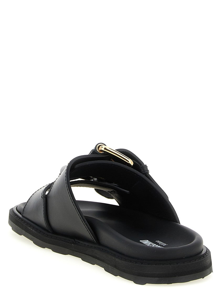 Moschino Double Strap Sandals