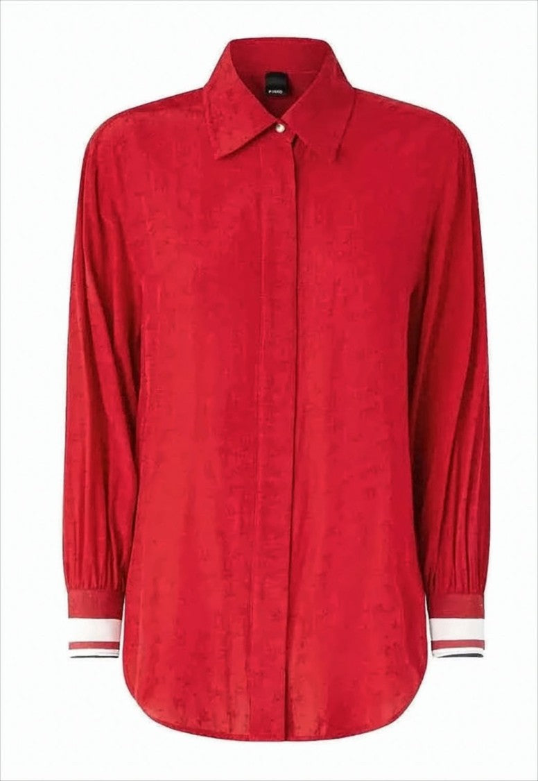 Pinko Classic Jacquard Viscose Shirt