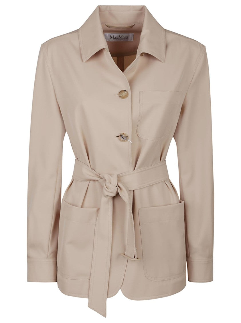 Max Mara Pulvino Wool Belted Tailored Jacket