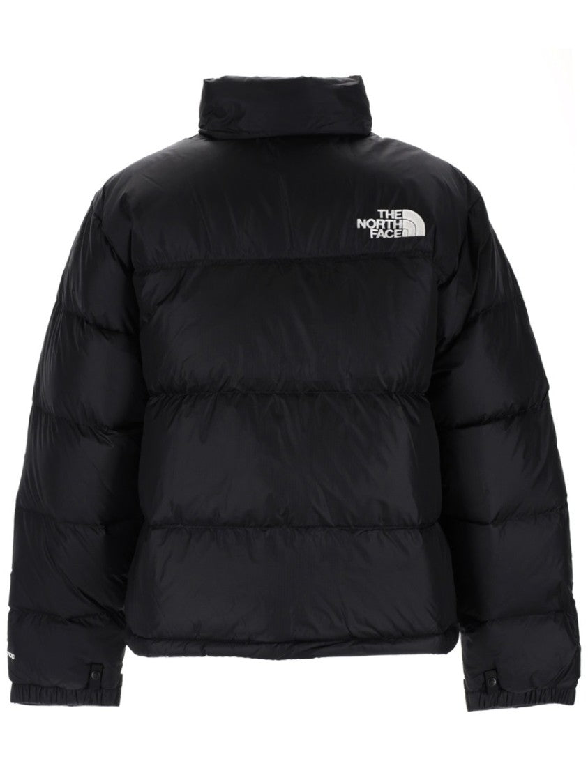 The North Face Boxy Cropped Puffer Jacket With High Collar And Adjustable Cuffs