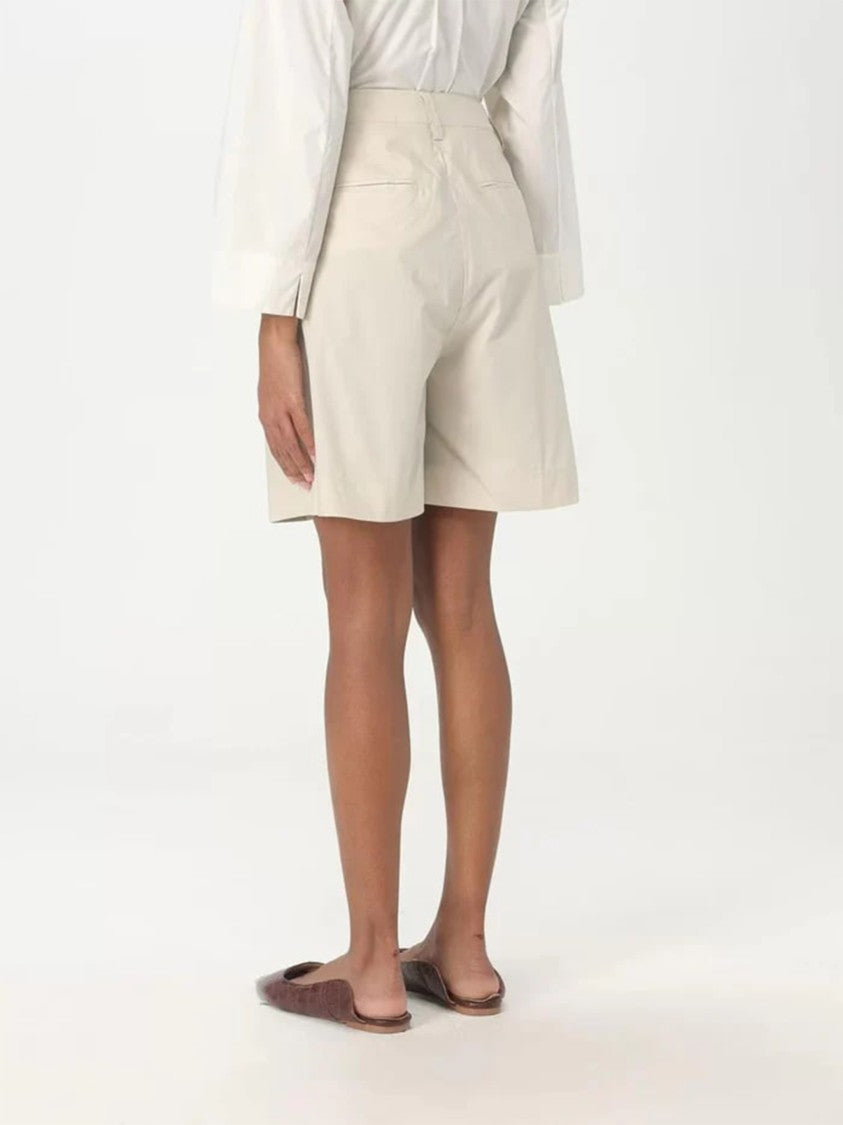 Woolrich High-Waisted Tailored Shorts With Button Closure