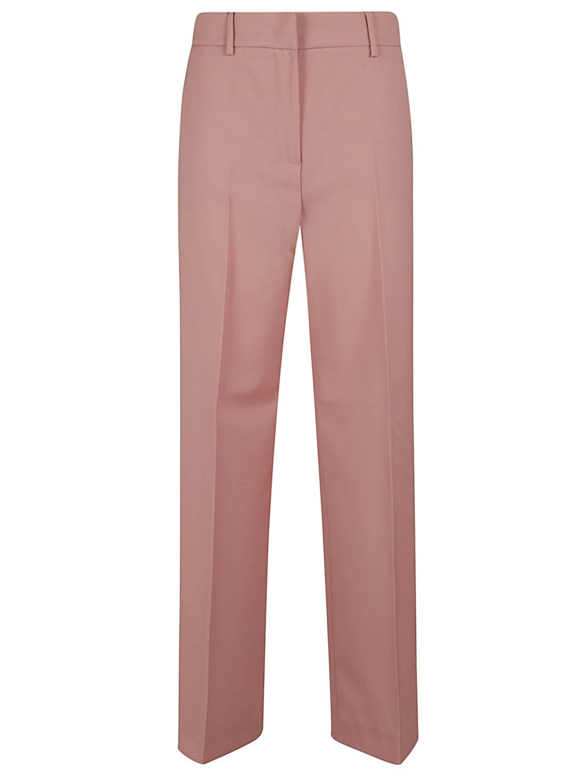 Max Mara Wide-Leg Palazzo Trousers With High Waist