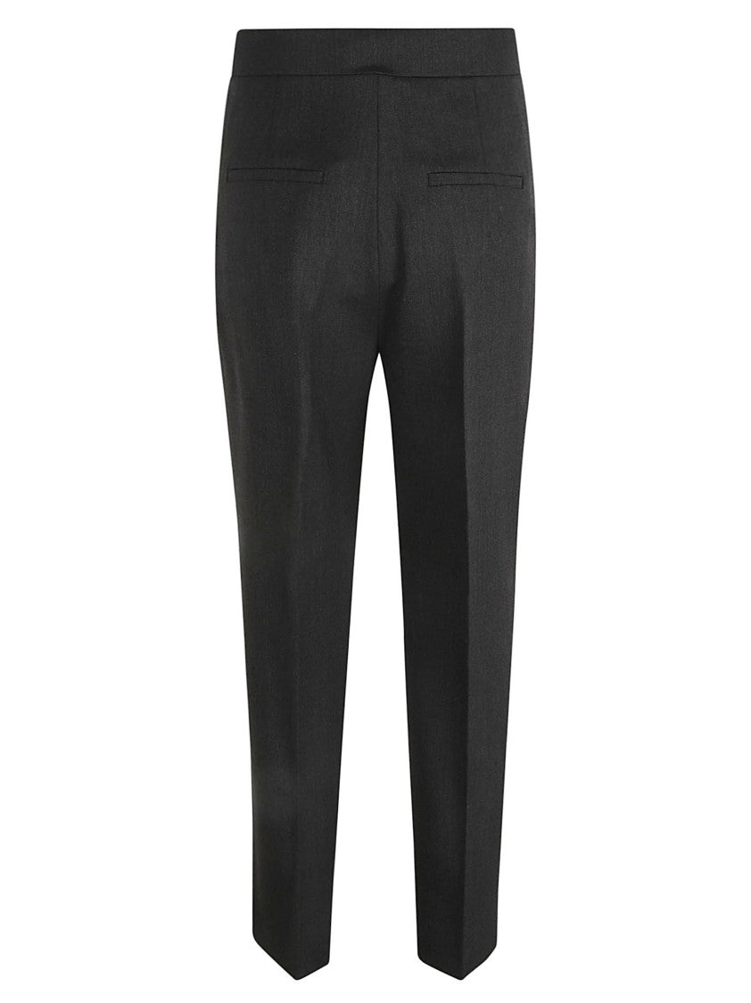 Max Mara Tailored Grey Trousers With Refined Finish