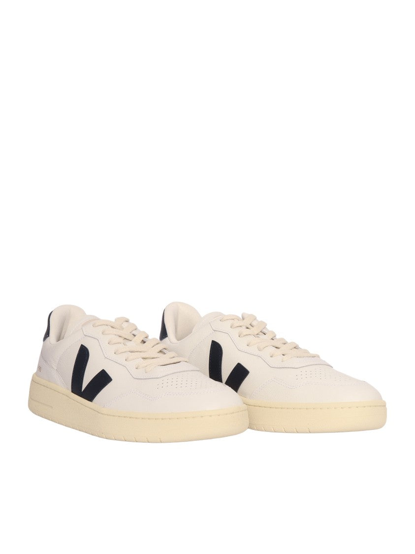 Veja Ex White Nautico Leather Sneakers