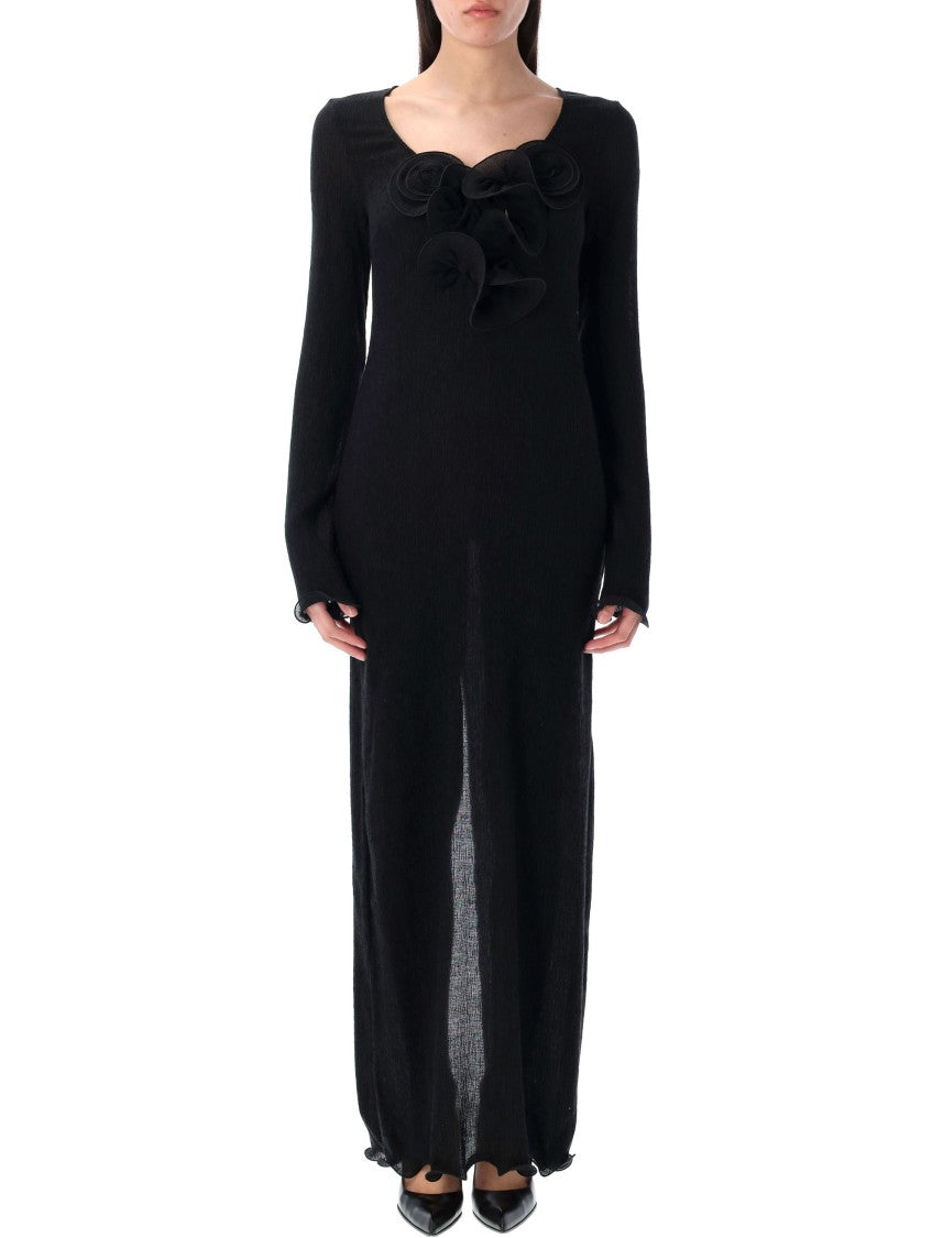 Magda Butrym Crepe Maxi Dress