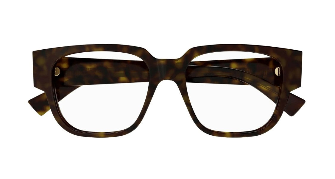 Bottega Veneta Eyeglasses Bv1289o 002 Havana Havana Transparent 52/17/145