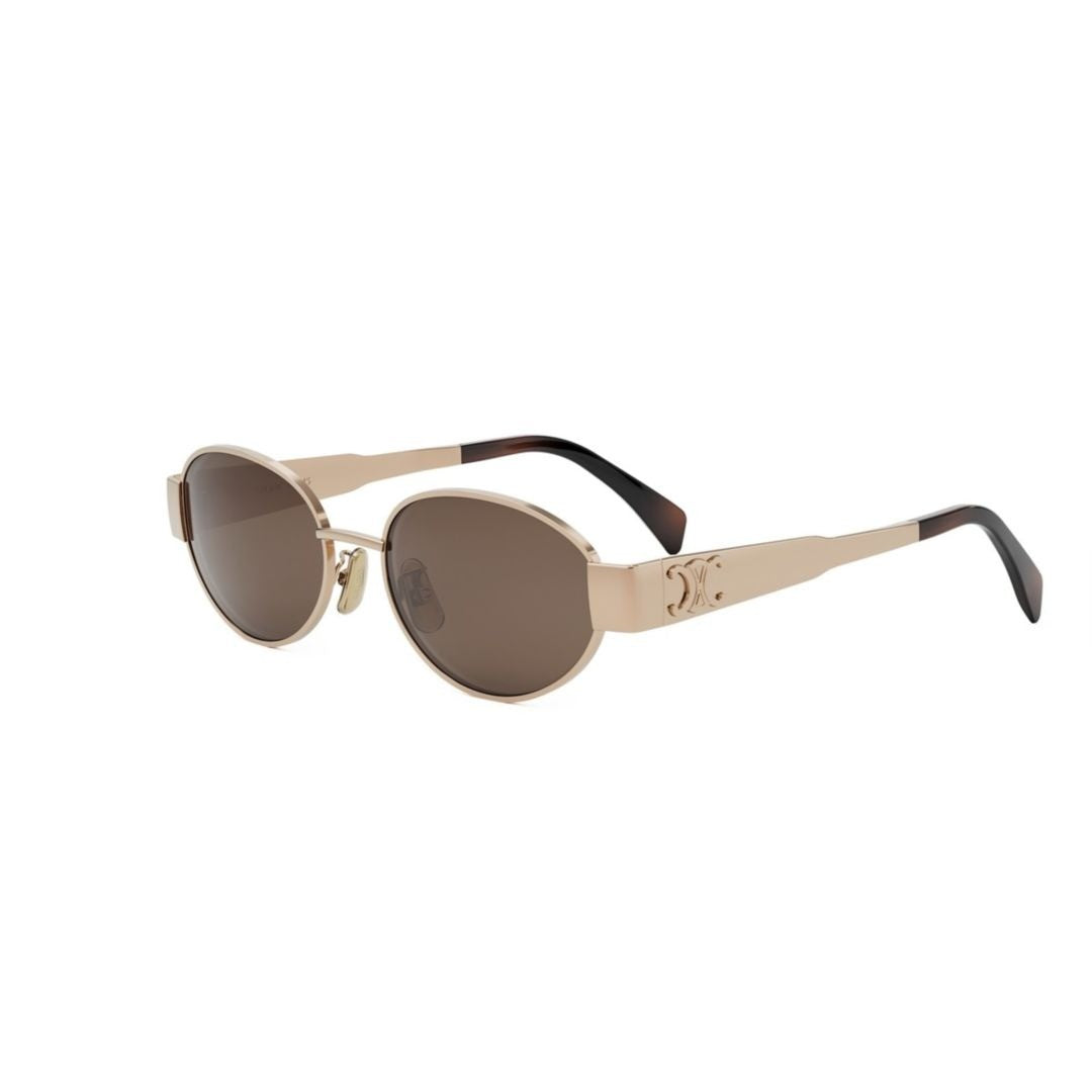 Celine Cl40235u Matte Finish Oval Sunglasses