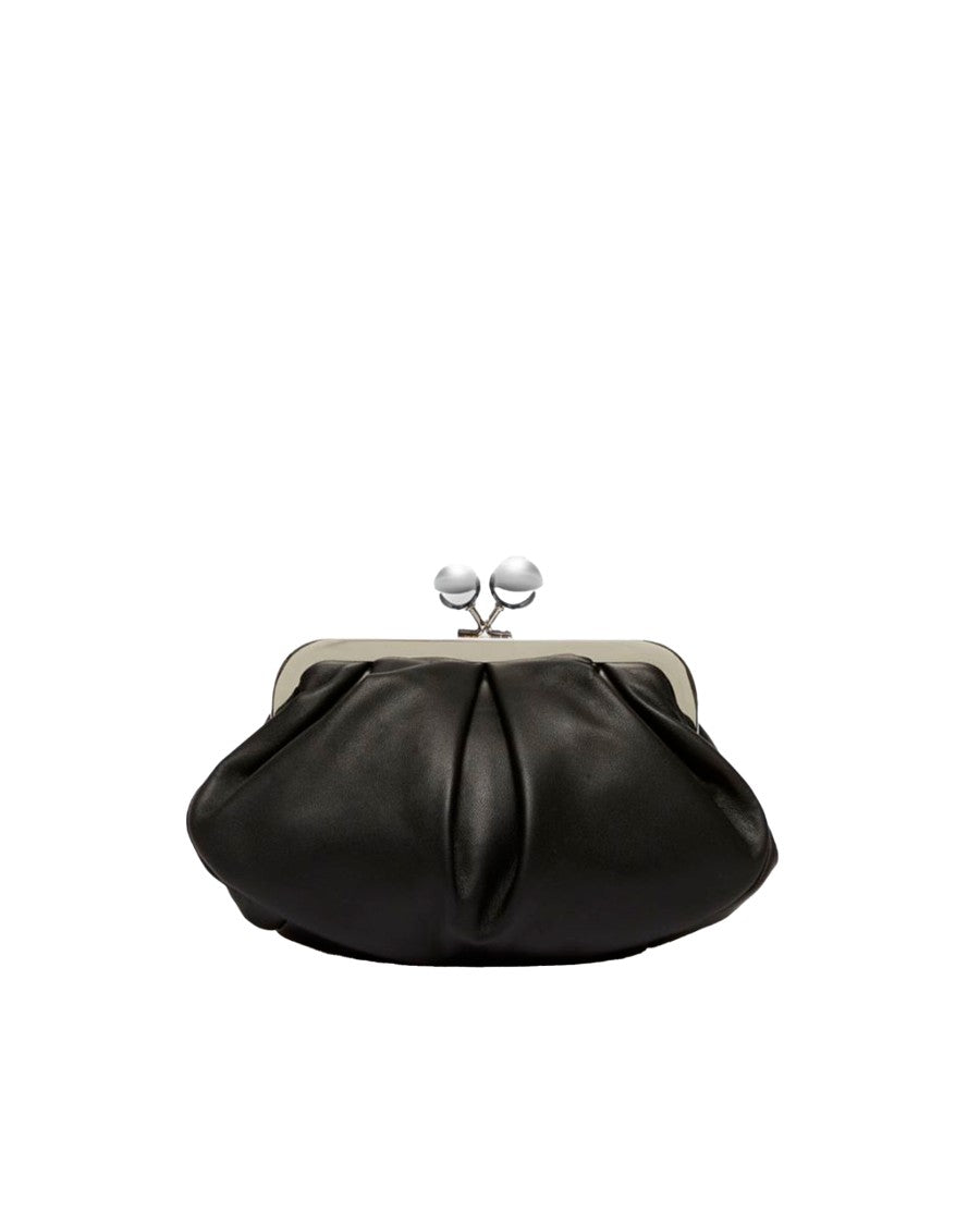 Max Mara Softly Gathered Leather Pasticcino Bag With Chain Strap
