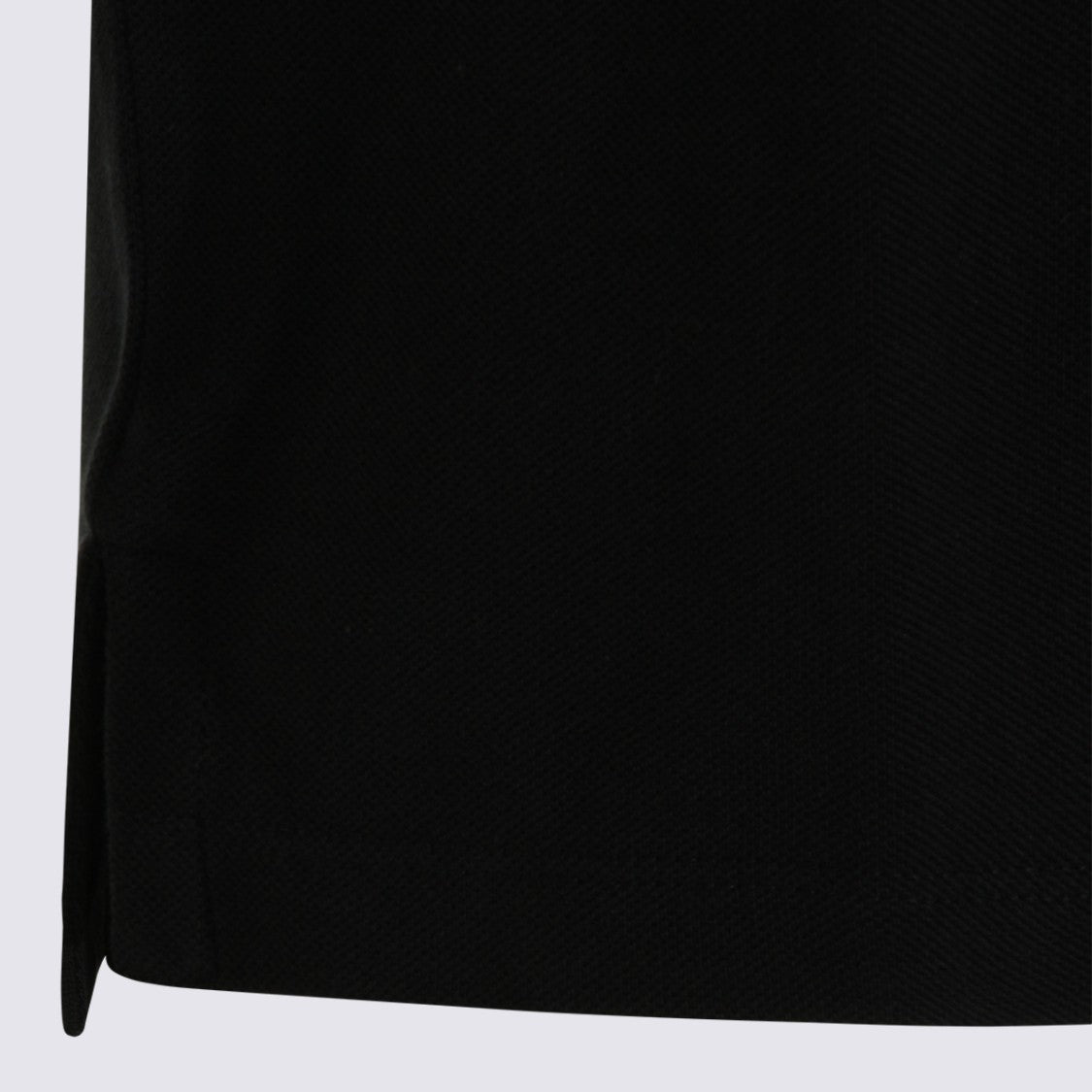 Vivienne Westwood Classic Black Polo Shirt With Ribbed Collar