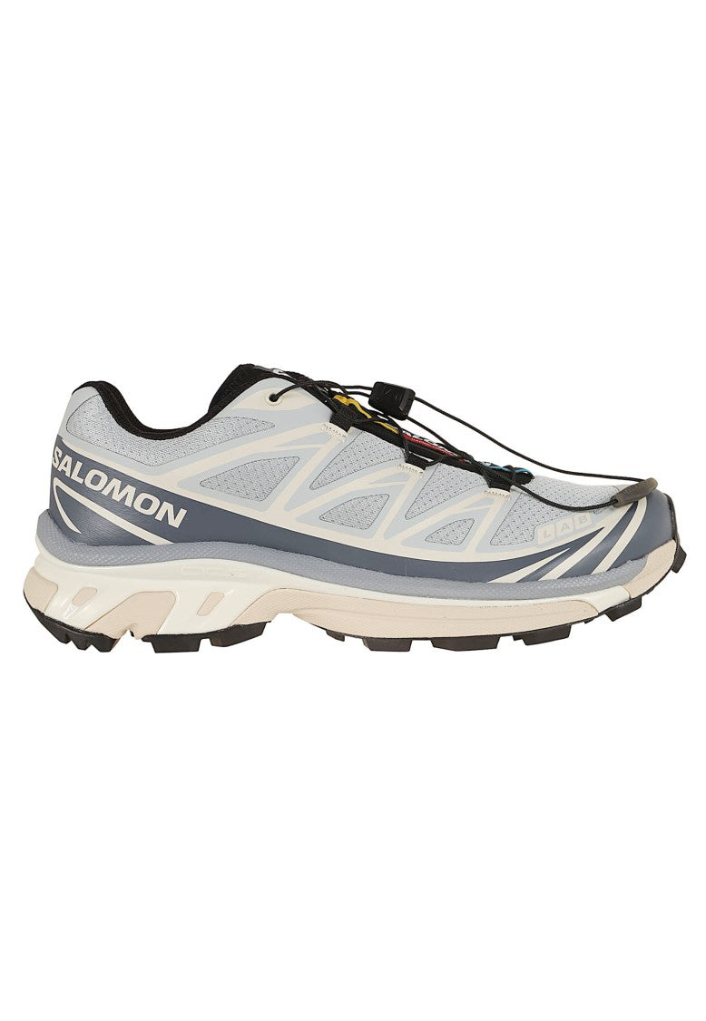 Salomon Pearl Blue Xt-6 Technical Mesh Sneakers