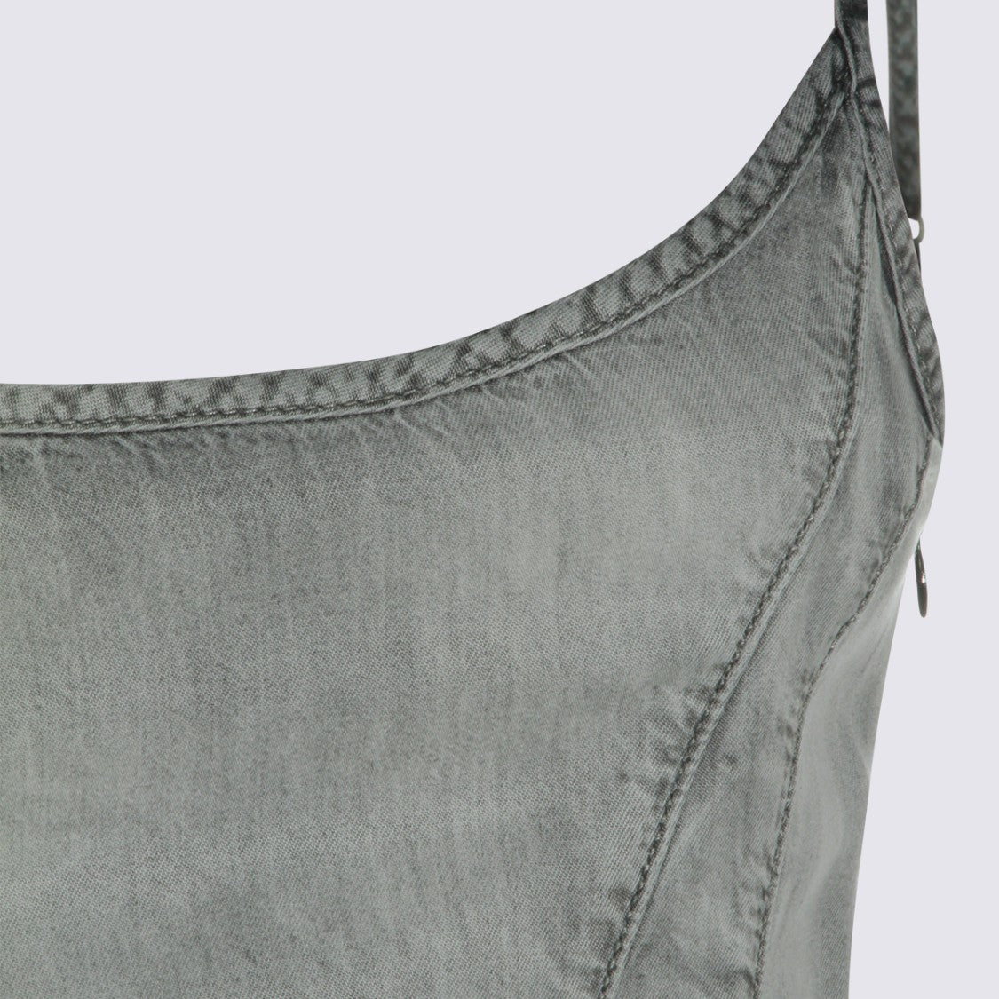 Diesel Fitted Mini Dress With Seam Detailing And Flared Skirt