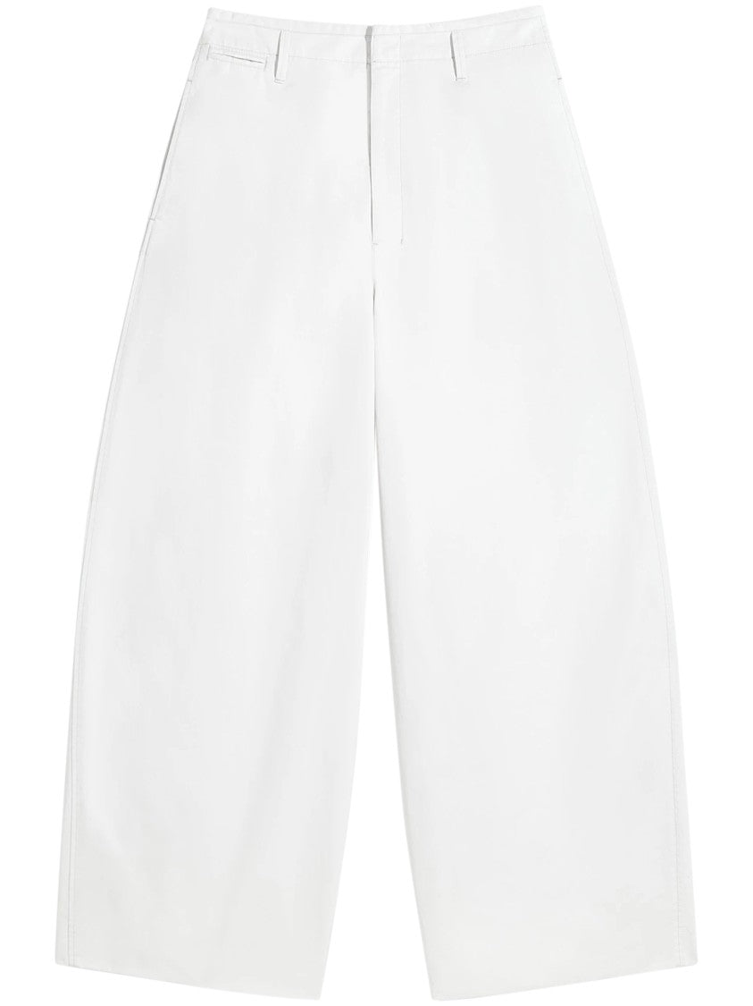 Lemaire Wide-Leg Chino Trousers With High Waist