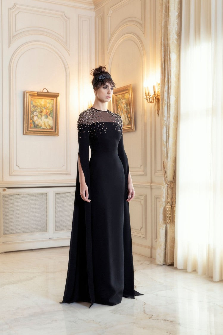 Saiid Kobeisy Straight Beaded Dress