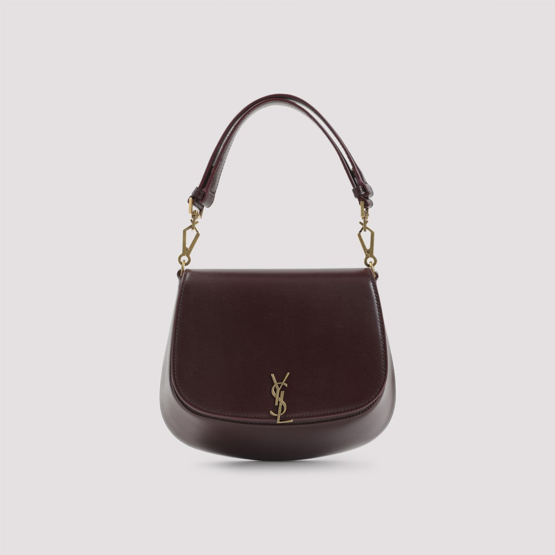 Saint Laurent Voltaire Hot Wine Leather Shoulder Bag