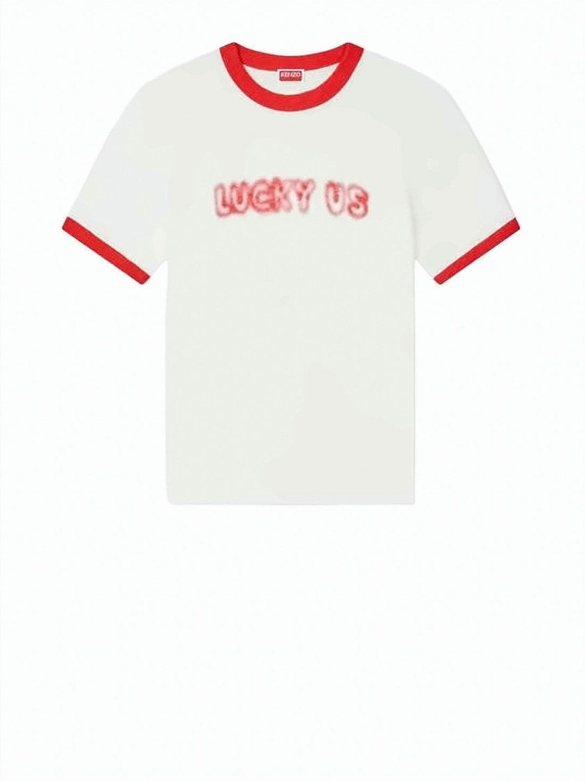 Kenzo Boxy Short-Sleeved T-Shirt With Contrasting Cuffs