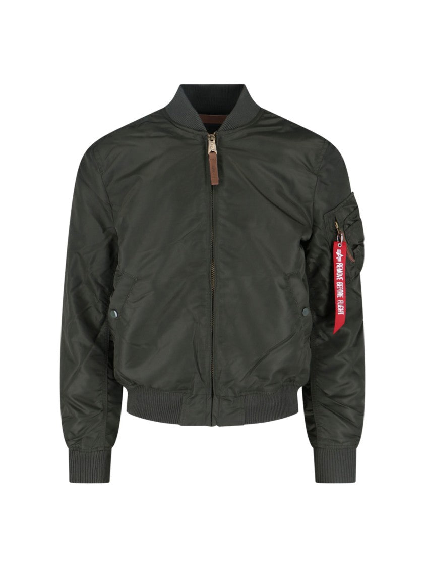 Alpha Industries "Ma-1 Vf 59" Bomber Jacket, In Black Fabric