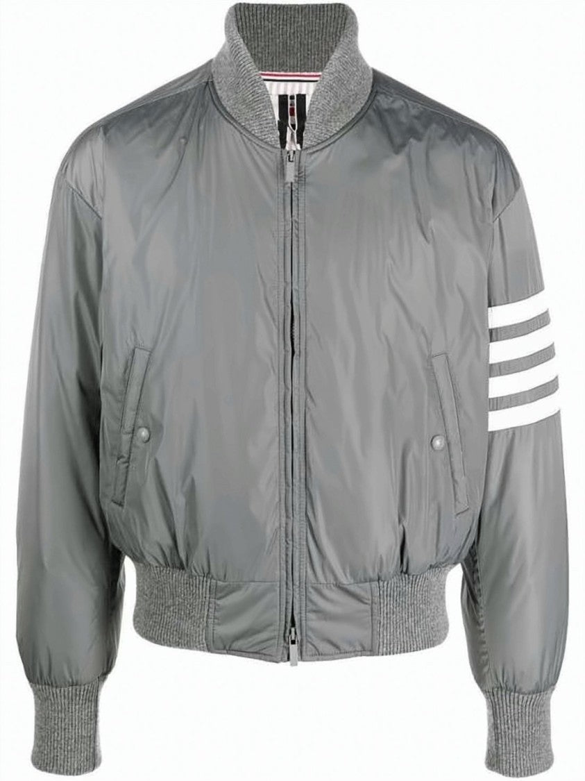 Thom Browne Padded Jacket With Ribbed Details