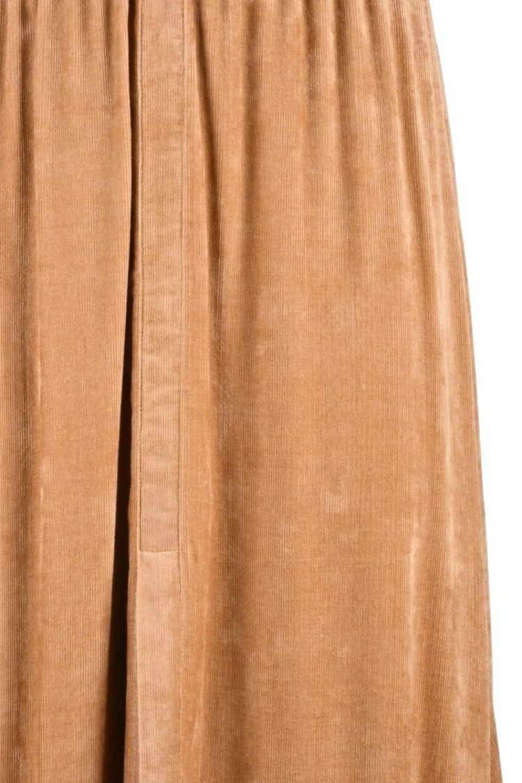 Forte Forte Long Velvet Skirt - Beige