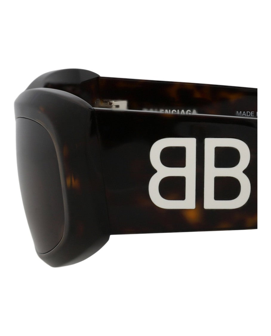 Balenciaga Square-Frame Recycled Acetate Sunglasses