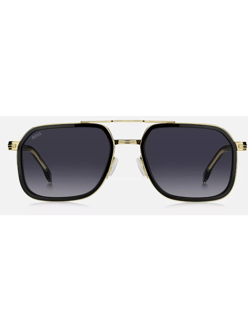 Hugo Boss Bold Square-Frame Hugo Boss Sunglasses With Gold Accents