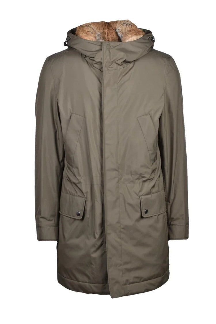 Paul & Shark Parka With Plush Fur Lining