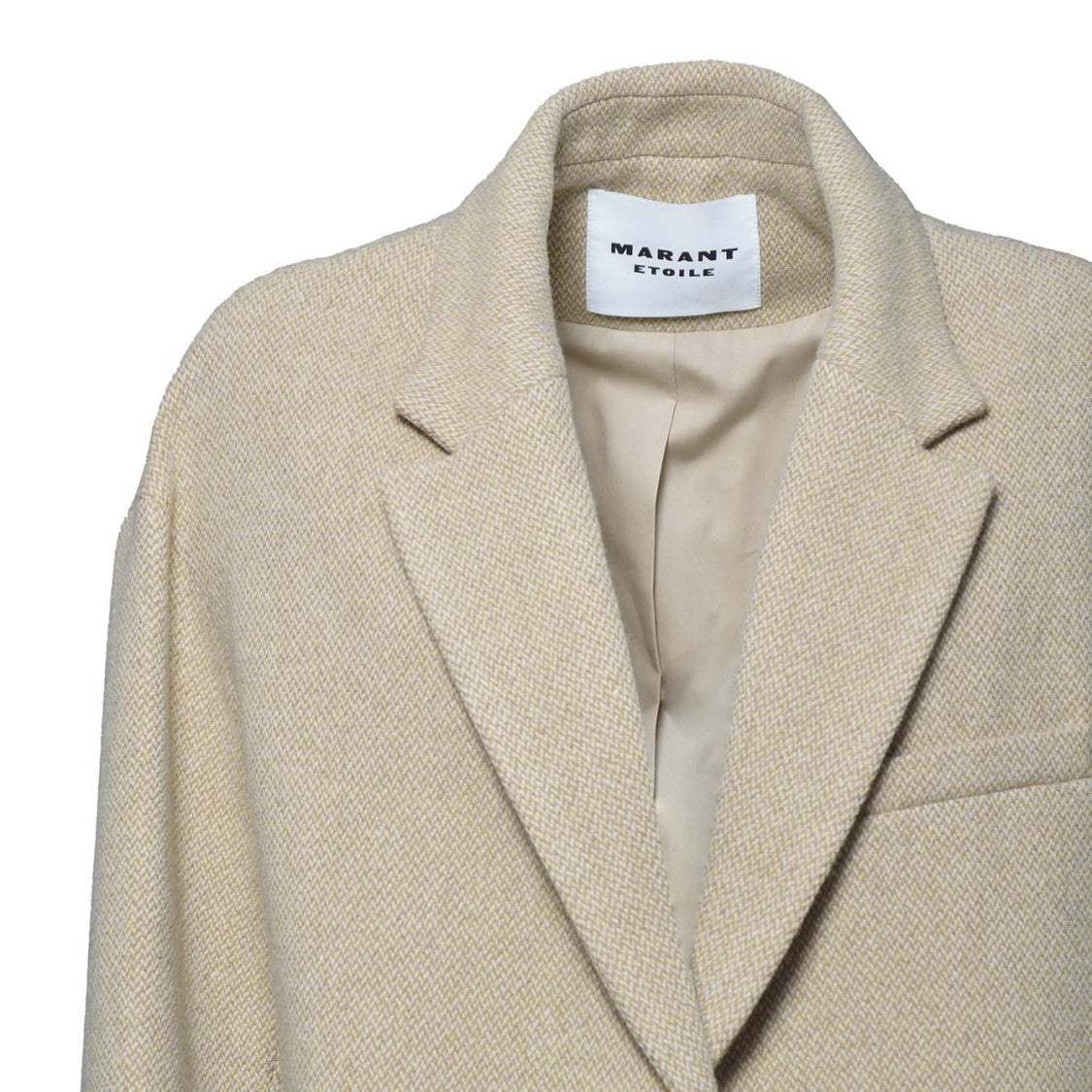 Isabel Marant Étoile Ecru Wool Limiza Coat