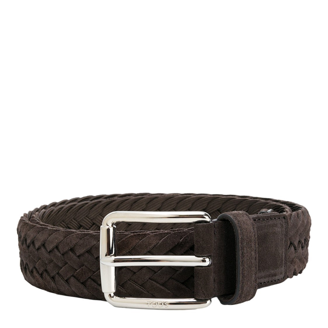 Tod's Braided Brown Leather Belt
