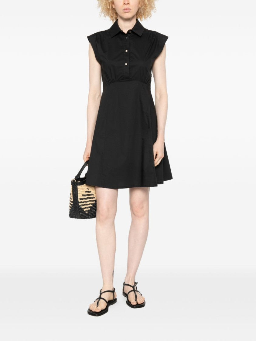 Liu Jo Black Buttoned Sleeveless Day Dress
