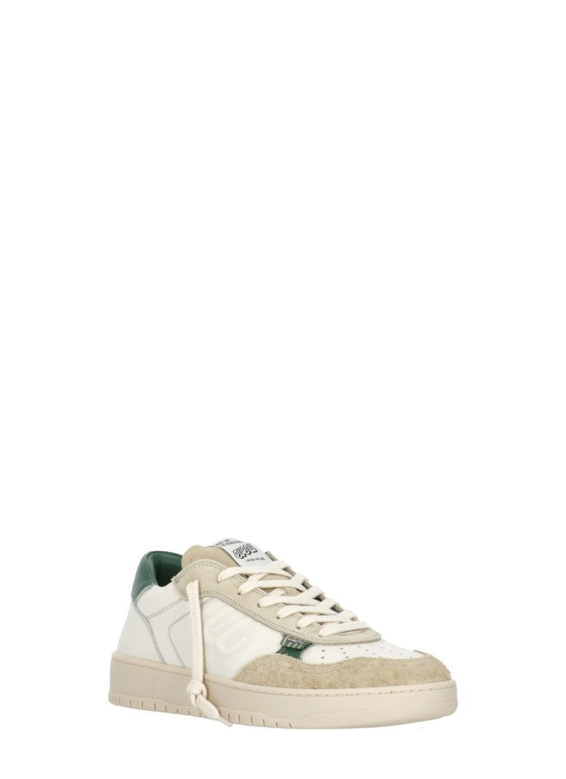 Evenu Equal White Suede Low-Top Sneakers
