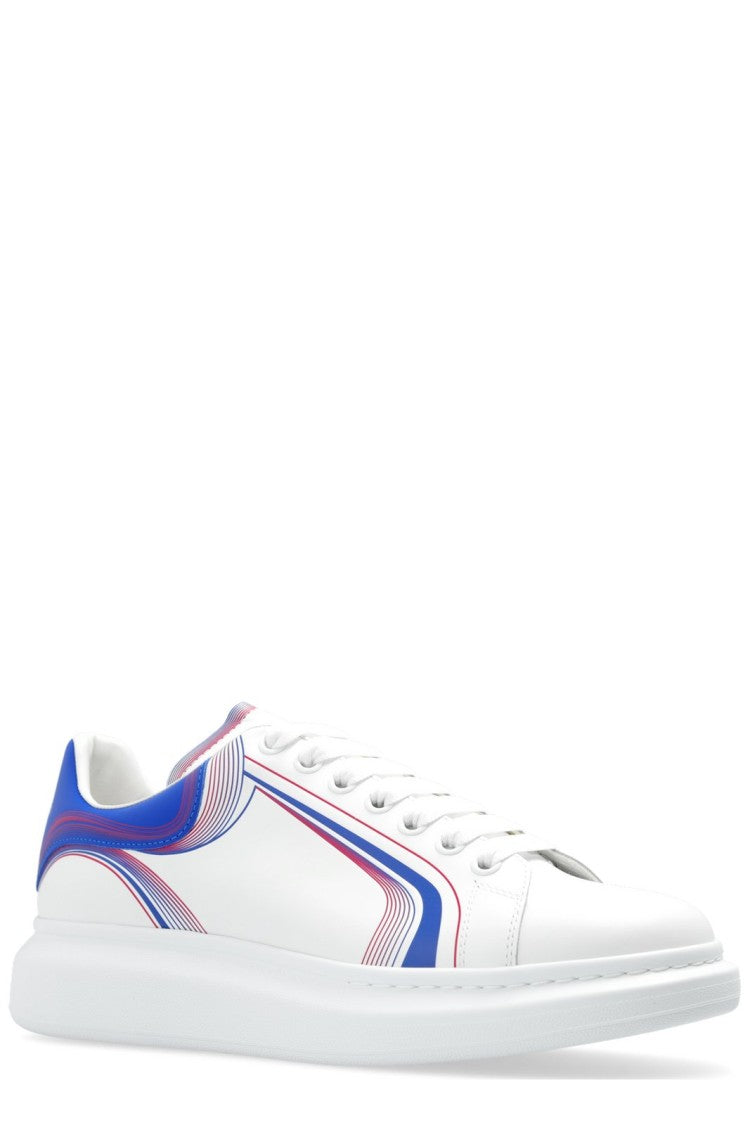 Alexander Mcqueen Sole Sneakers With Colorful Wave Patterns