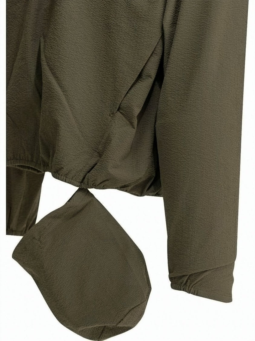 Goldwin Cropped Jacket With High Structured Collar And Functional Design