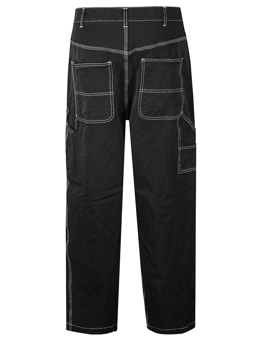 Comme Des Garçons Black Wide-Leg Denim Jeans