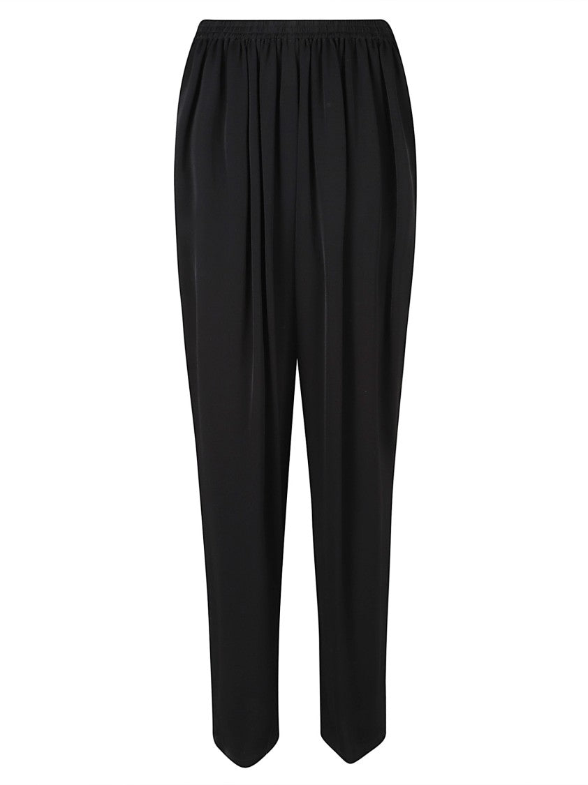 Alaïa Straight-Leg Trousers With Mid-Rise Waist And Horizontal Detailing