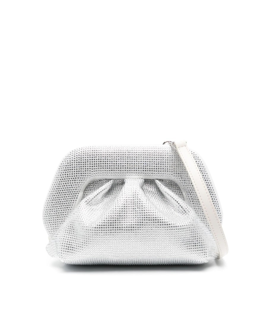 Themoirè Gea Strass Silver Bag