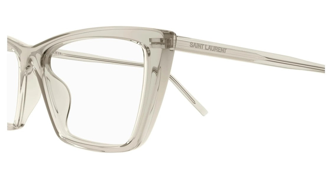 Saint Laurent Eyeglasses Sl 737 Mica Thin Opt 005 Yellow Yellow Transpa 54/16/145