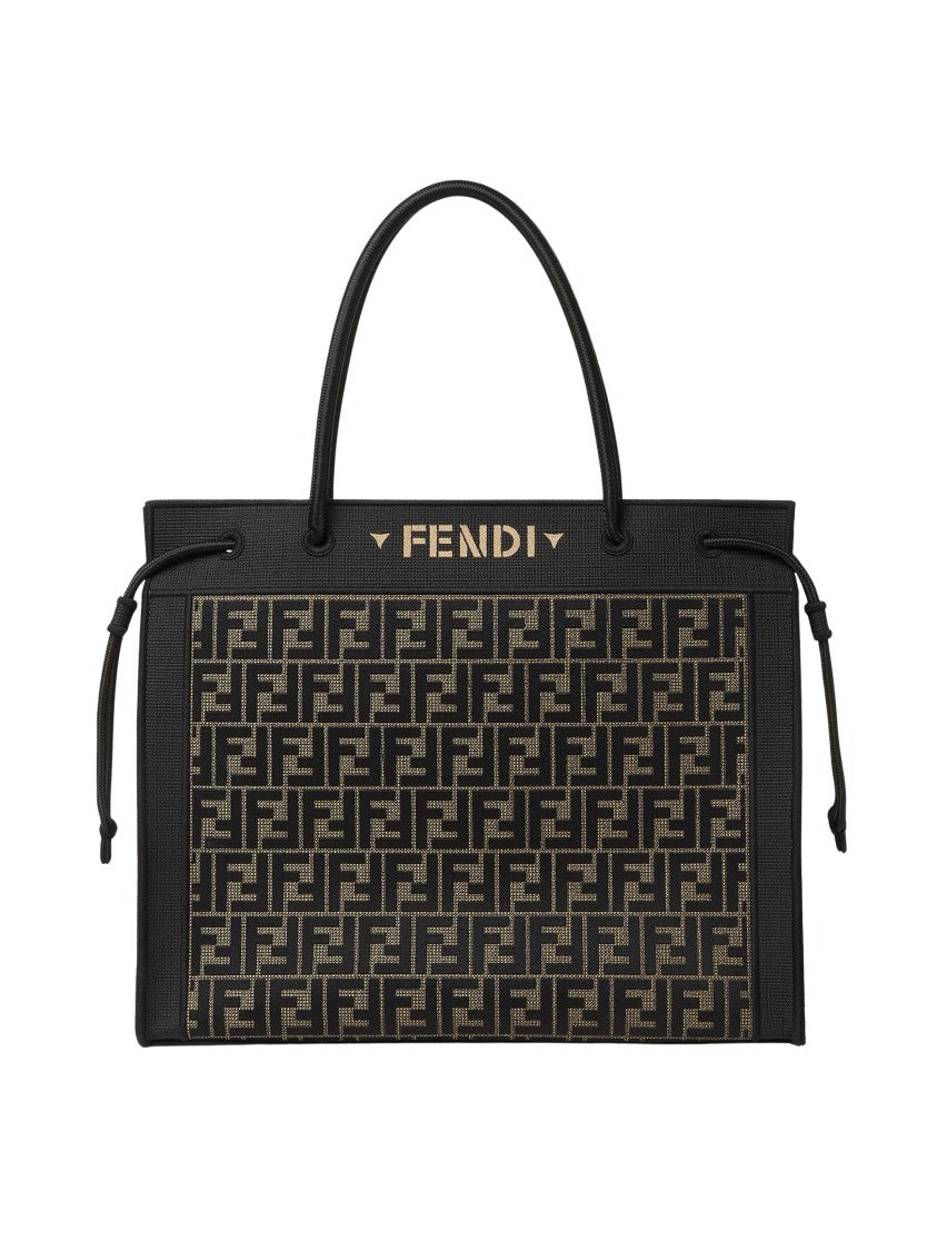 Fendi Magic L Structured Monogram Tote Bag